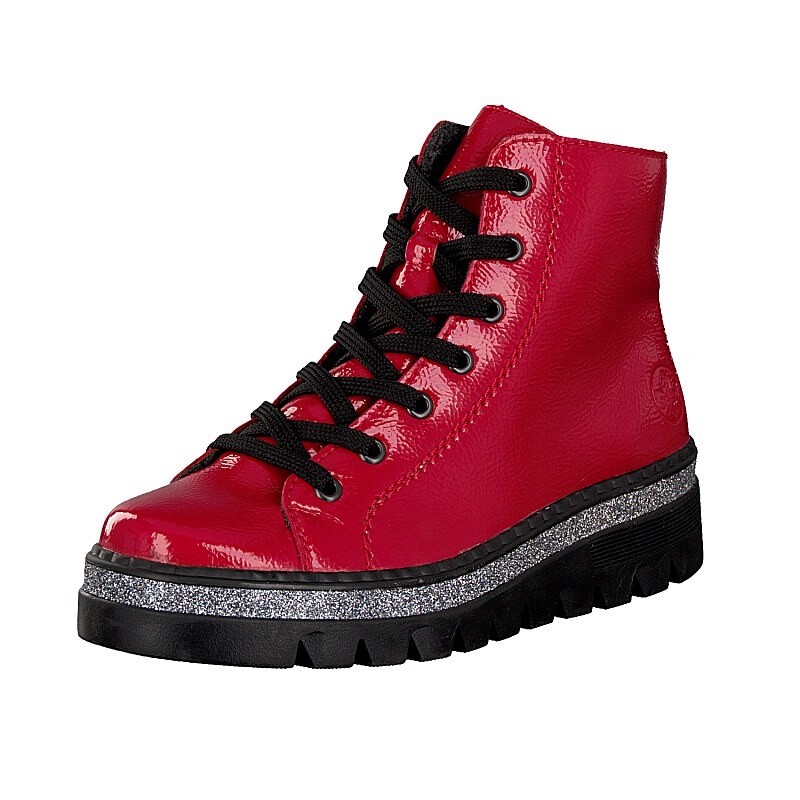 Botas Rieker Y6830-33 Para Mulher - Vermelhas